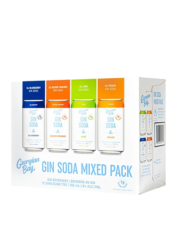 GEORGIAN BAY GIN SODA MIXED PACK 355ML 12PK CAN @ MacTaggart [1029735]