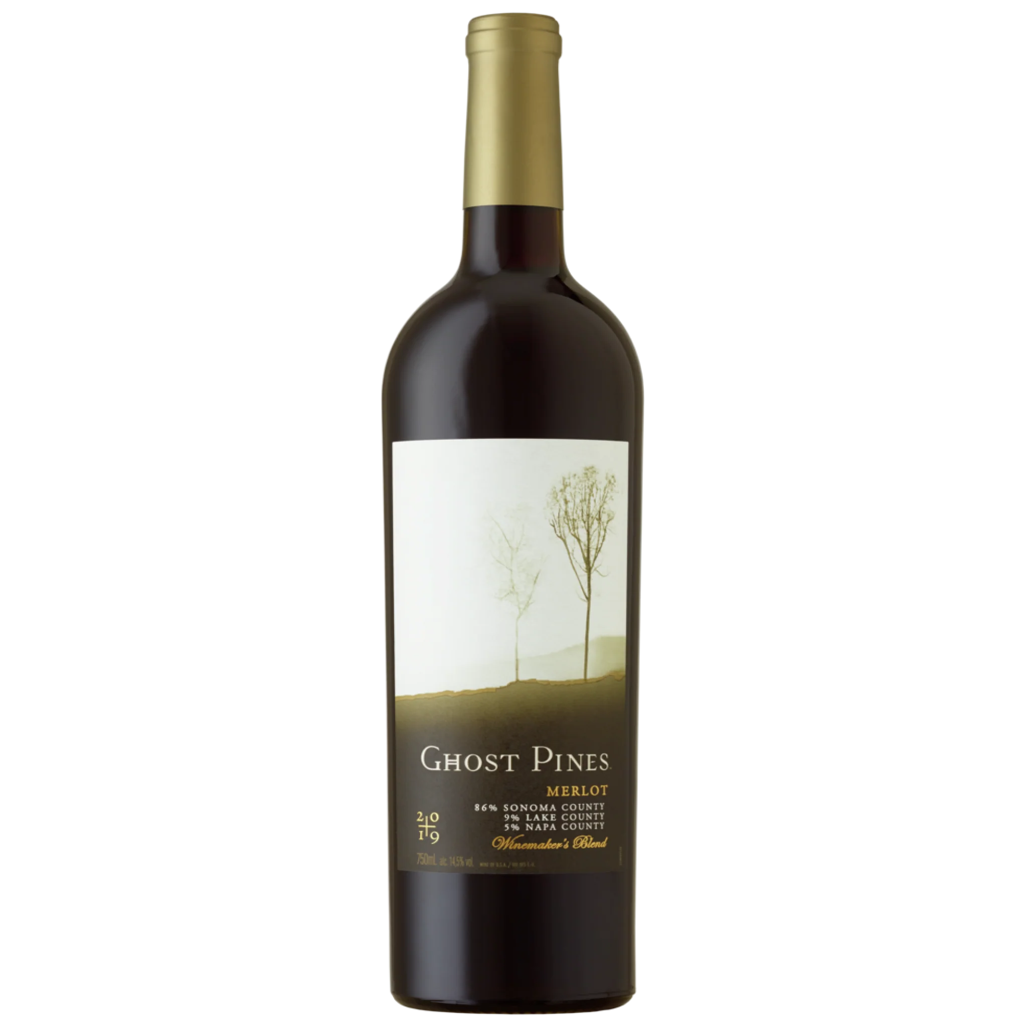 GHOST PINES MERLOT 750ML @ Saskatoon [1008329]