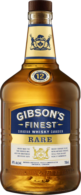 GIBSONS FINEST RARE 12YR CANADIAN WHISKY 750ML @ Deerfoot Meadows [1000463]