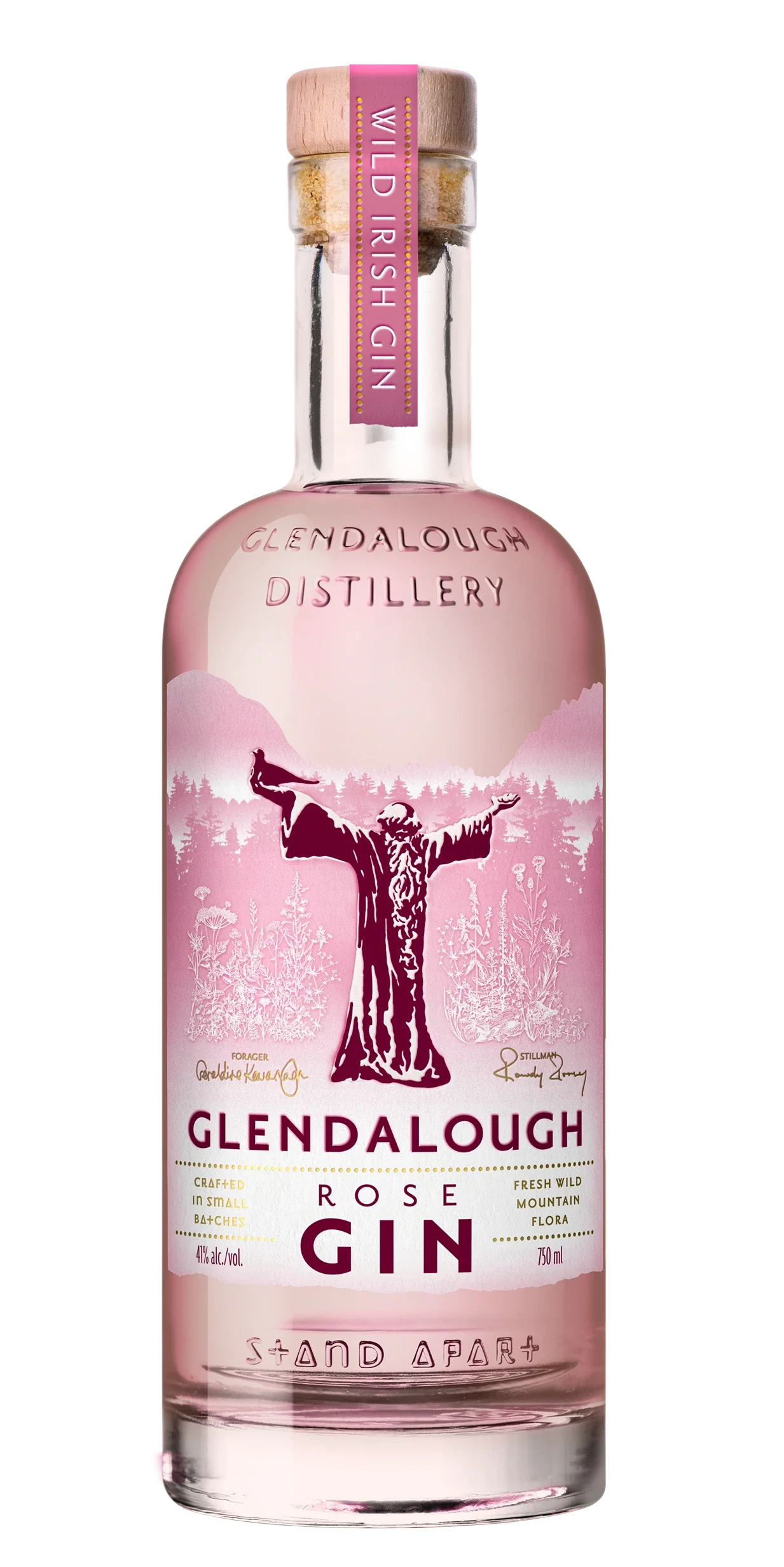 GLENDALOUGH WILD BOTANICAL ROSE GIN 750ML @ MacTaggart [1025462]