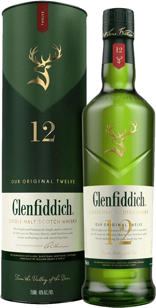 GLENFIDDICH 12YR SINGLE MALT SCOTCH WHISKY 750ML @ Saskatoon [1000085]
