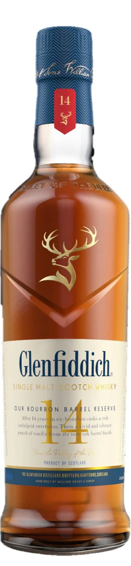 GLENFIDDICH 14YR BOURBON BARREL RESERVE SINGLE MALT 750ML @ Saskatoon [1017300]