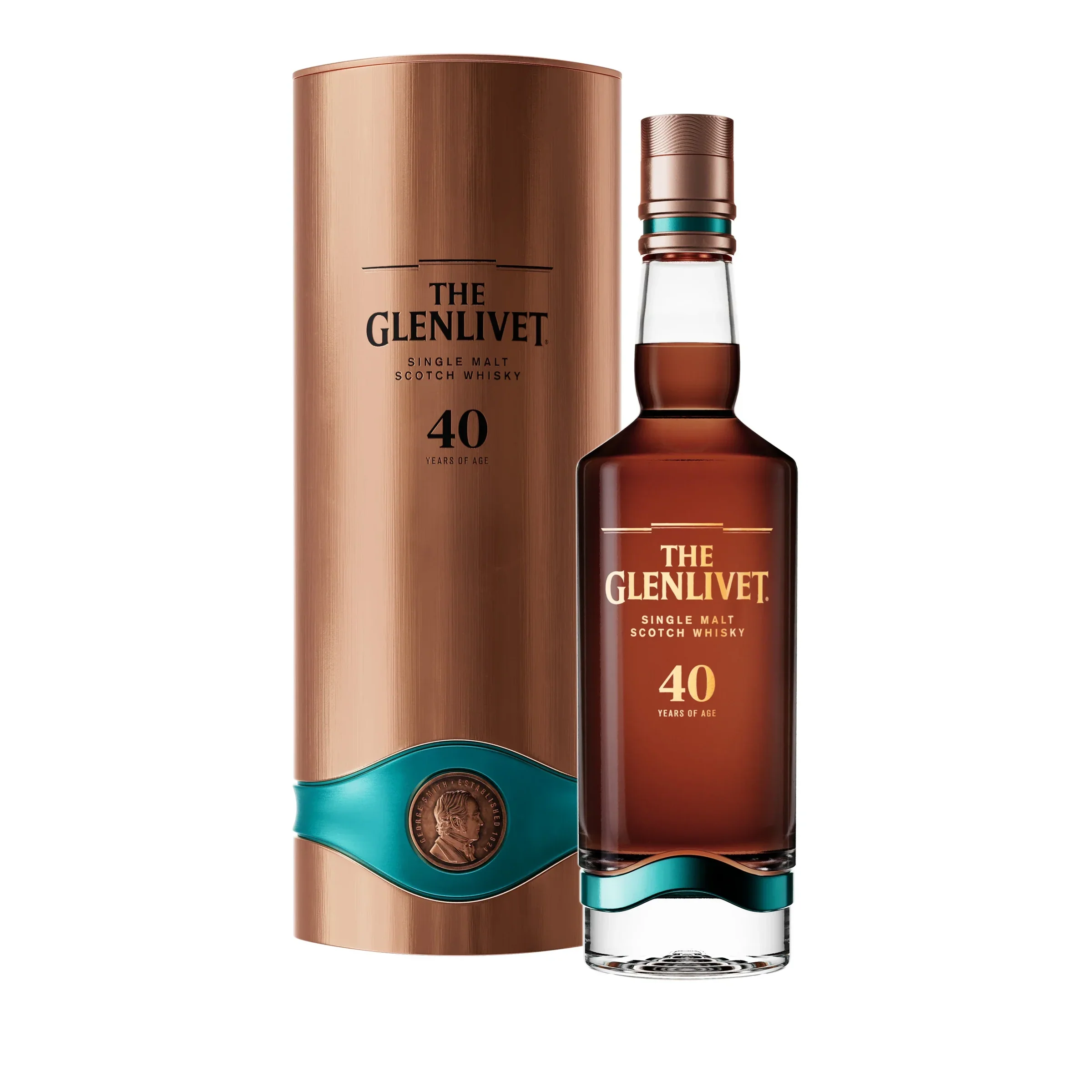 GLENLIVET 40YR SINGLE MALT SCOTCH WHISKY 700ML @ Deerfoot Meadows [1057133]