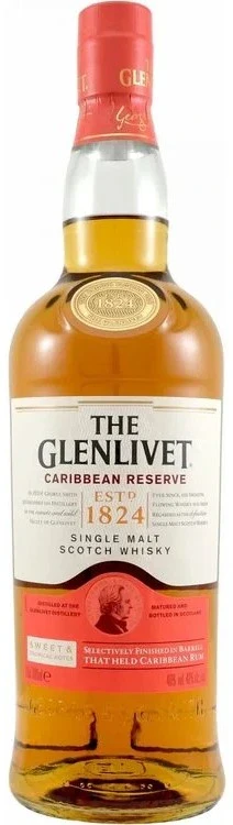 GLENLIVET CARIBBEAN RESERVE SINGLE MALT SCOTCH 750ML @ Deerfoot Meadows [1031104]