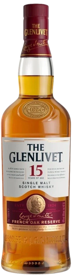 GLENLIVET FRENCH OAK 15YR SINGLE MALT SCOTCH WHISKY 750ML @ MacTaggart [1001128]