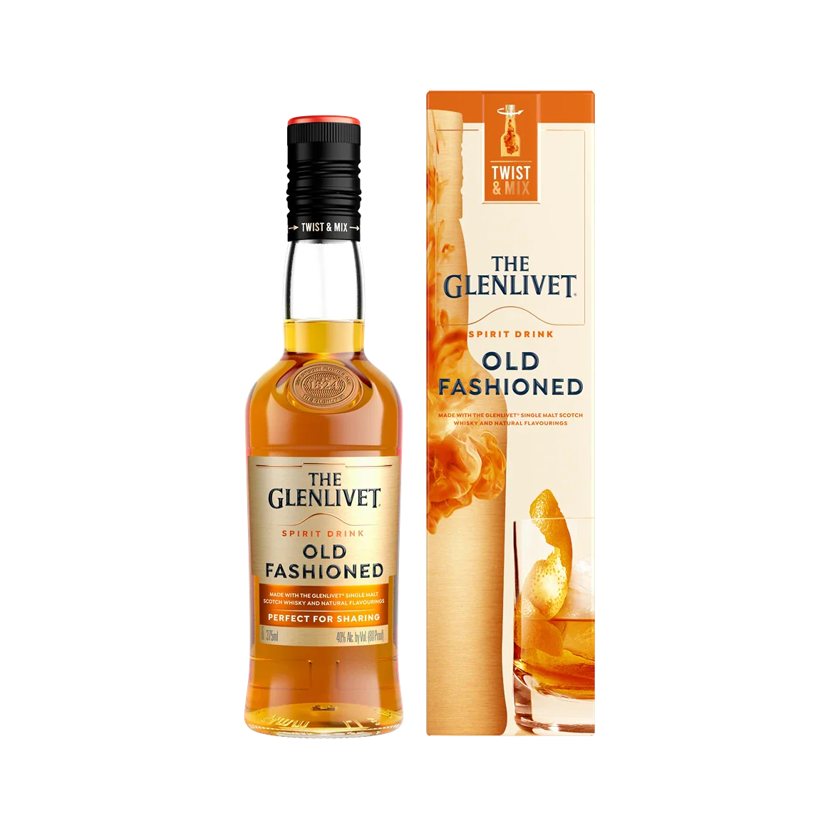GLENLIVET TWIST & MIX OLD FASHIONED 375ML @ MacTaggart [1055410]