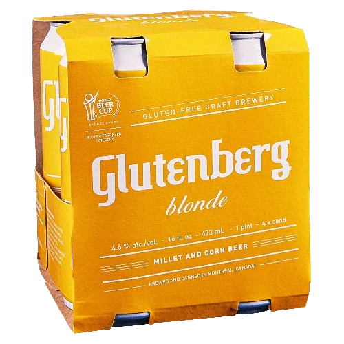 GLUTENBERG BLONDE ALE 473ML 4PK CAN @ MacTaggart [1007208]