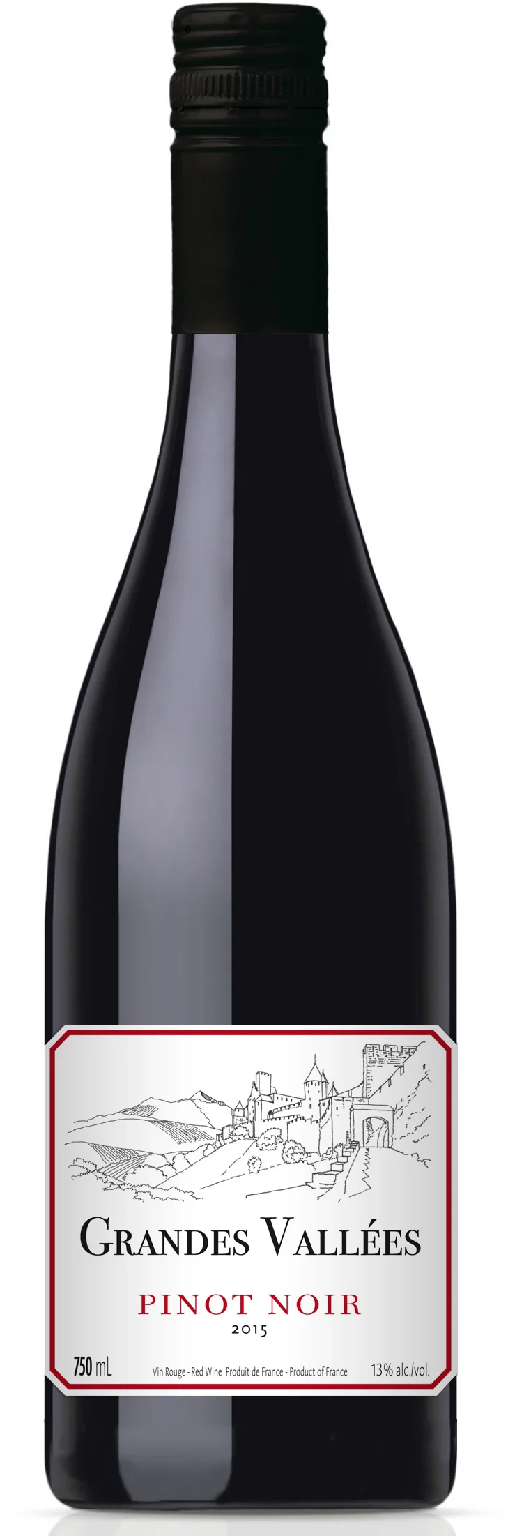 GRANDES VALLEES PINOT NOIR 750ML @ Deerfoot Meadows [1002293]