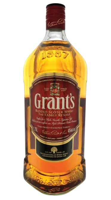 GRANTS FAMILY RESERVE BLENDED SCOTCH WHISKY 1.75L @ Deerfoot Meadows [1000273]