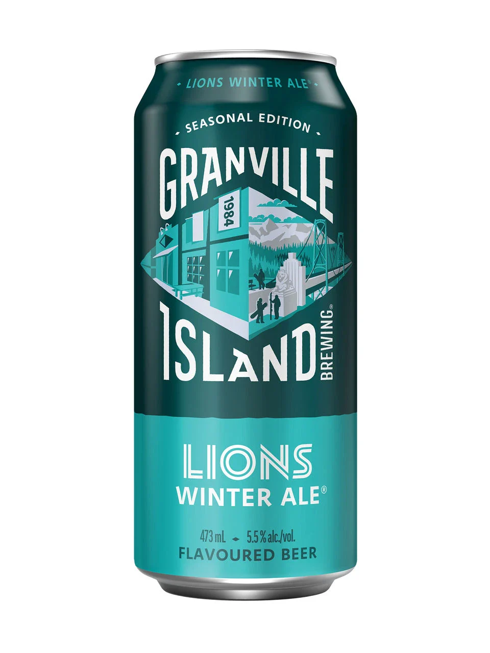 GRANVILLE ISLAND LIONS WINTER ALE 473ML CAN @ Deerfoot Meadows [1027458]