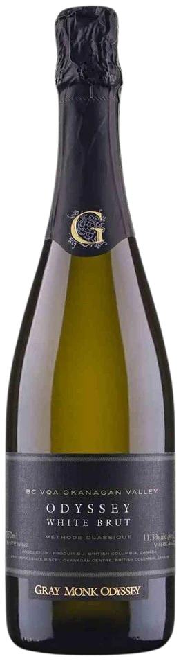 GRAY MONK ODYSSEY WHITE BRUT SPARKLING 750ML @ Deerfoot Meadows [1014215]