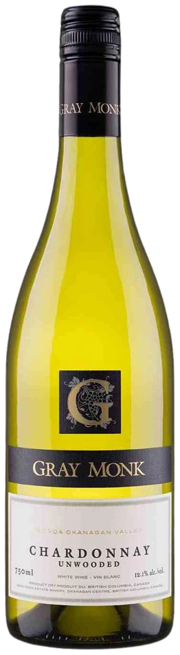 GRAY MONK UNWOODED CHARDONNAY VQA 750ML @ Saskatoon [1008549]