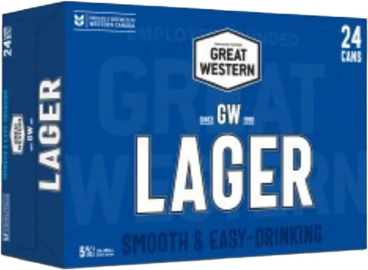 GREAT WESTERN LAGER 355ML 24PK CAN @ Saskatoon [1060883]