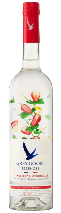 GREY GOOSE ESSENCES STRAWBERRY & LEMON VODKA 750ML @ Deerfoot Meadows [1045268]