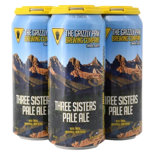 GRIZZLY PAW 3 SISTERS PALE ALE 473ML 4PK CAN @ MacTaggart [1006685]