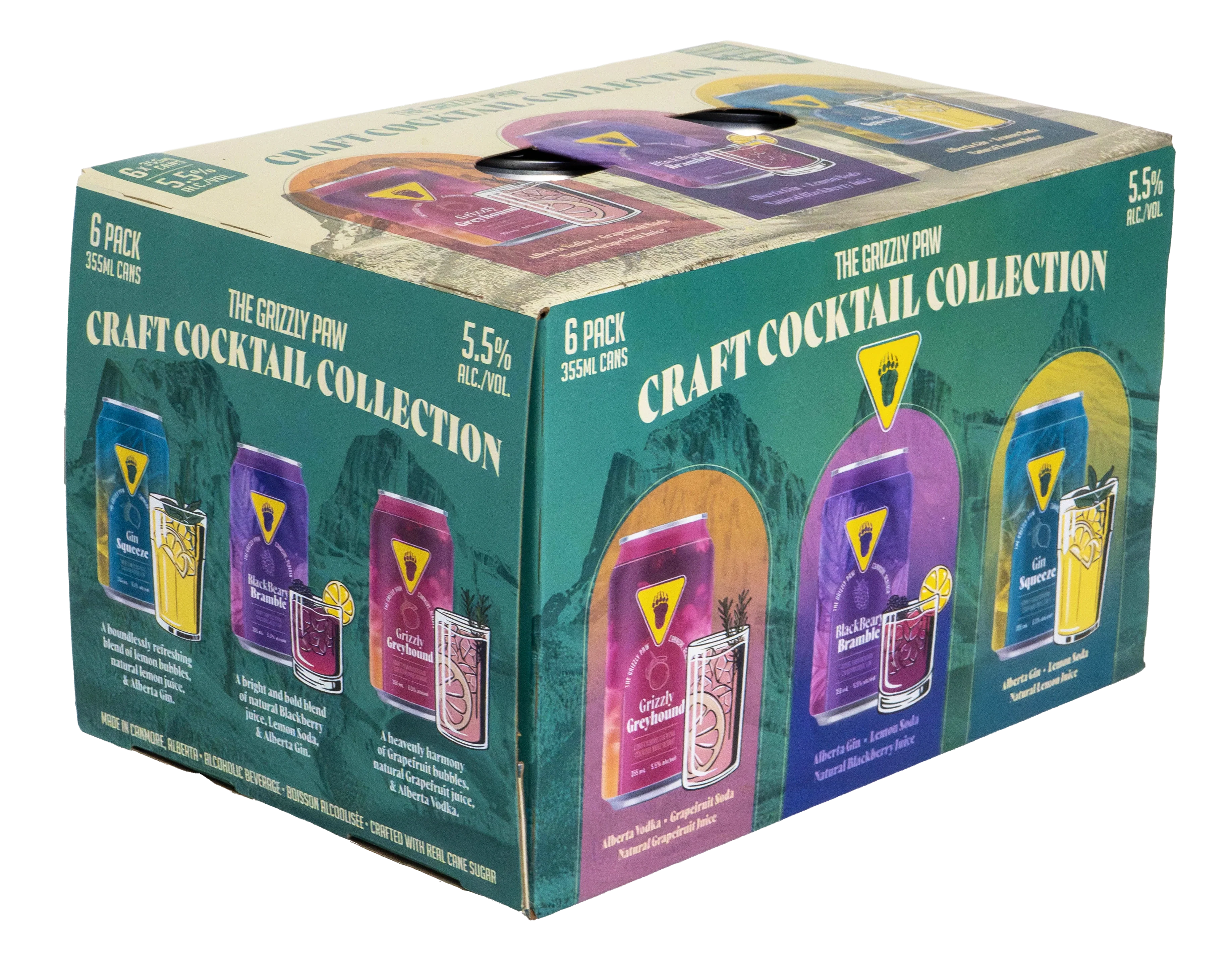 GRIZZLY PAW CRAFT COCKTAIL COLLECTION 355ML 6PK CAN @ Saskatoon [1042133]
