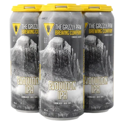 GRIZZLY PAW EVOLUTION IPA 473ML 4PK CAN @ Deerfoot Meadows [1004673]