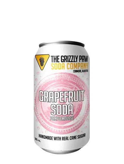 GRIZZLY PAW GRAPEFRUIT SODA 355ML CAN @ Deerfoot Meadows [1038733]