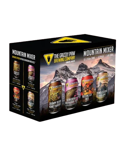 GRIZZLY PAW MOUNTAIN MIXER 355ML 12PK CAN @ MacTaggart [1009578]
