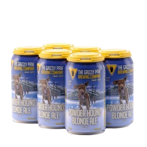 GRIZZLY PAW POWDER HOUND BLONDE ALE 355ML 6PK CAN @ MacTaggart [1006681]