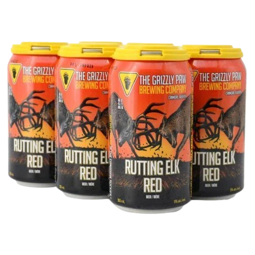 GRIZZLY PAW RUTTING ELK RED ALE 355ML 6PK CAN @ Deerfoot Meadows [1006683]