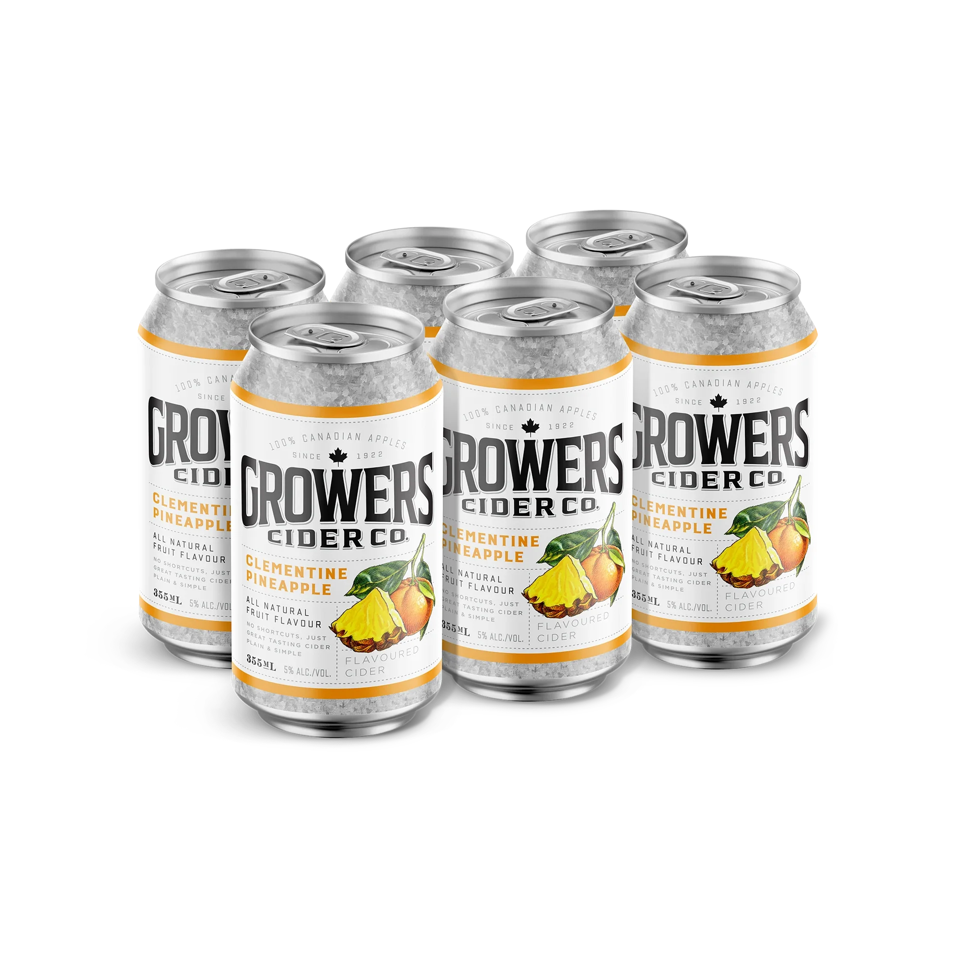 GROWERS CLEMENTINE PINEAPPLE CIDER 355ML 6PK CAN @ Saskatoon [1004852]