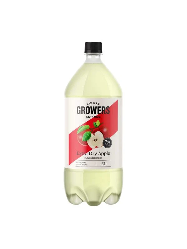 GROWERS EXTRA DRY APPLE 2L BT @ Saskatoon [1005462]
