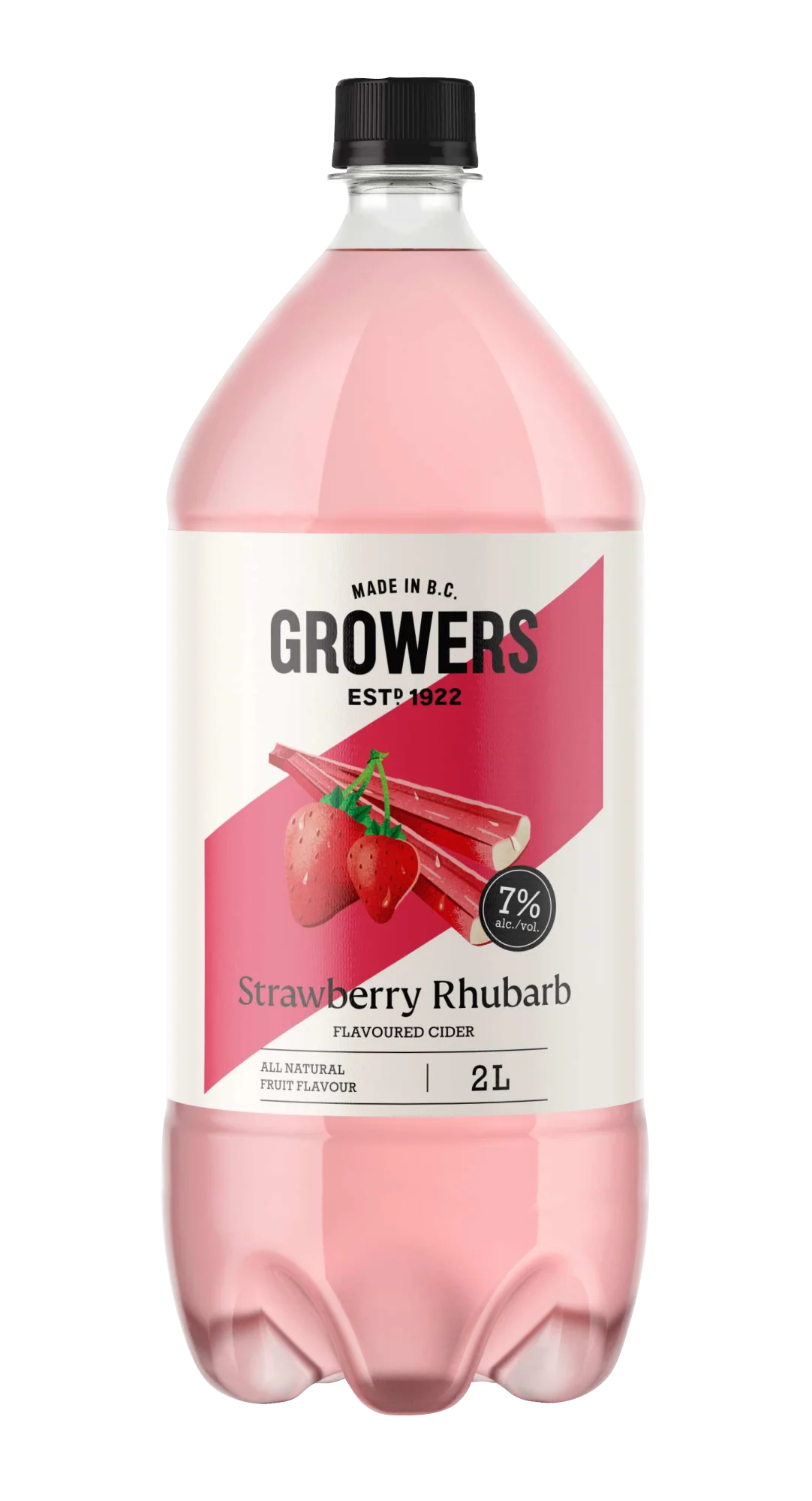 GROWERS STRAWBERRY RHUBARB 2L BT @ Saskatoon [1004363]