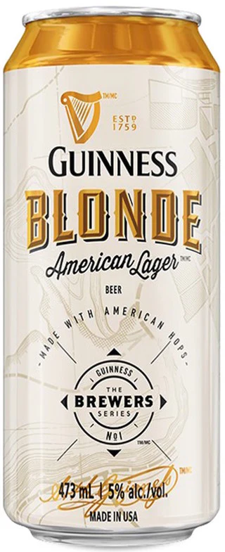 GUINNESS BLONDE AMERICAN LAGER 473ML CAN @ MacTaggart [1002485]