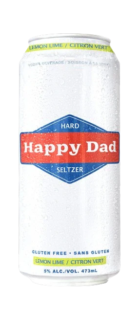 HAPPY DAD HARD SELTZER LEMON LIME 473ML CAN @ Deerfoot Meadows [1051549]