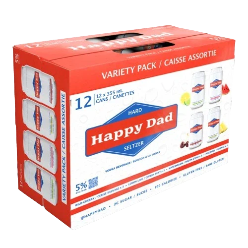 HAPPY DAD HARD SELTZER MIX PACK 355ML 12PK CAN @ Deerfoot Meadows [1034192]