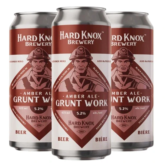 HARD KNOX GRUNT WORK VIENNA ALE 473ML 4PK CAN @ Deerfoot Meadows [1005680]