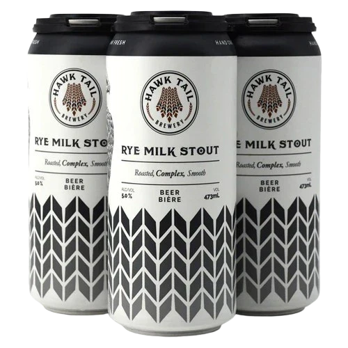 HAWK TAIL RYE MILK STOUT 473ML 4PK CAN @ Deerfoot Meadows [1023138]