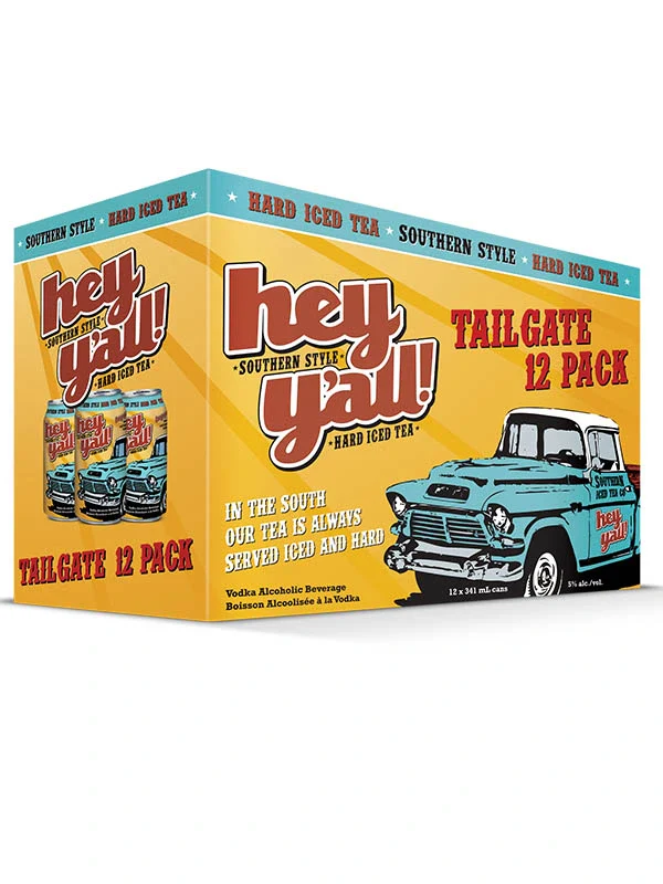 HEY YALL HARD ICED TEA 341ML 12PK CAN @ MacTaggart [1012413]