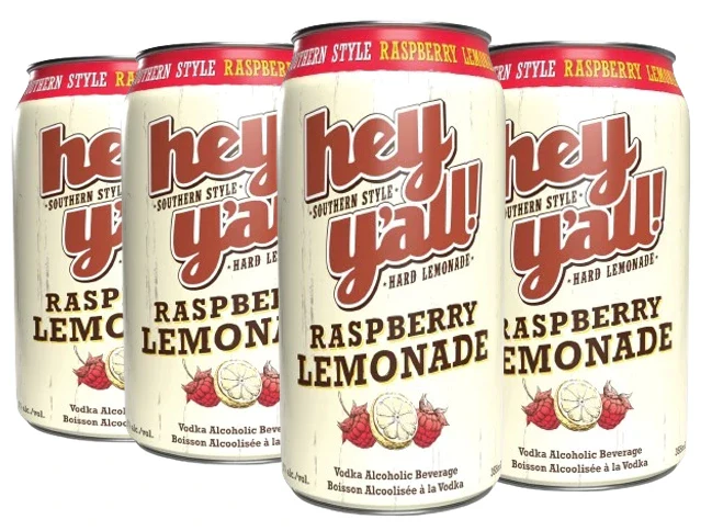 HEY YALL HARD LEMONADE RASPBERRY 355ML 6PK CAN @ Saskatoon [1052014]