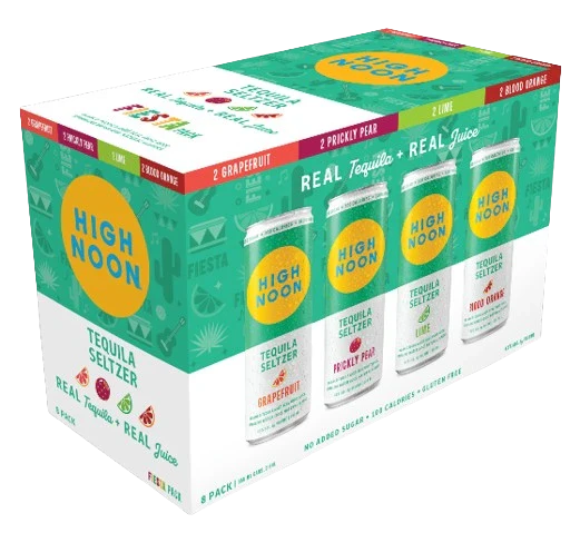 HIGH NOON TEQUILA SELTZER VARIETY 355ML 8PK CAN @ MacTaggart [1051023]
