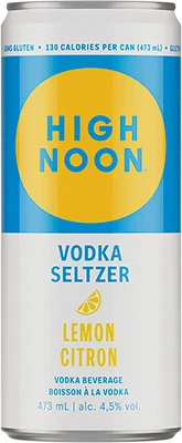 HIGH NOON VODKA SELTZER LEMON 473ML CAN @ MacTaggart [1056633]
