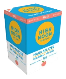 HIGH NOON VODKA & SODA PEACH 355ML 4PK CAN @ Deerfoot Meadows [1051344]