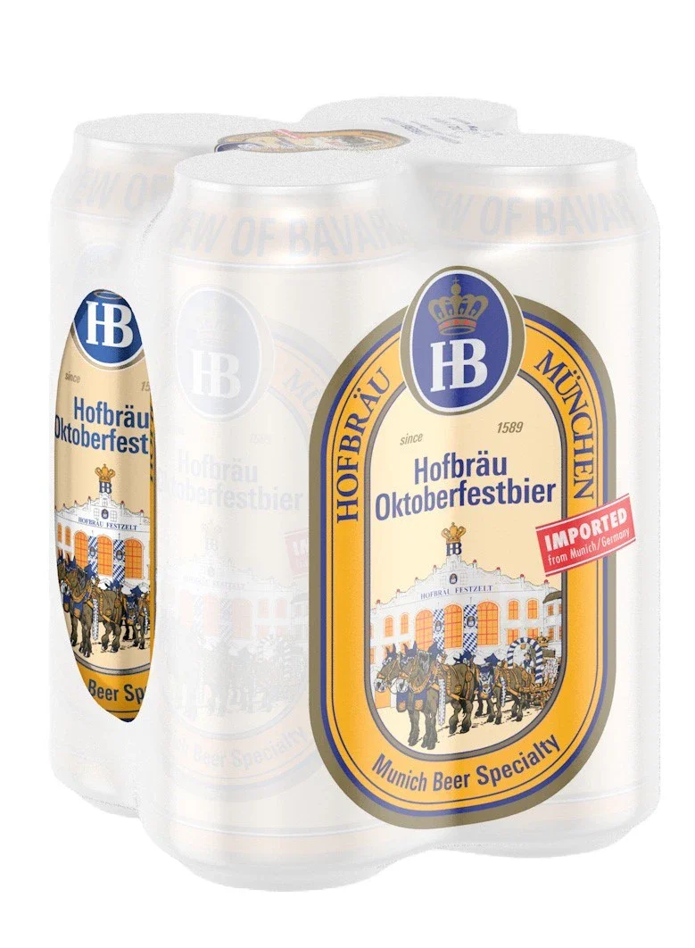 HOFBRAU OKTOBERFESTBIER 500ML 4PK CAN @ MacTaggart [1053490]