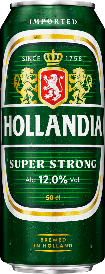 HOLLANDIA SUPER STRONG LAGER 500ML CAN @ Deerfoot Meadows [1040845]