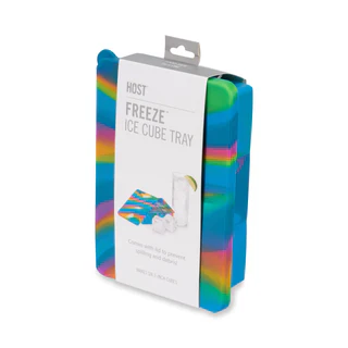 HOST FREEZE ICE CUBE TRAY 2IN COLORED MARBLE @ Sage Hill [1061115]