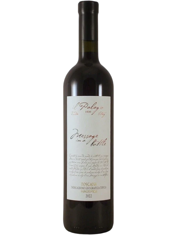 IL PALAGIO MESSAGE IN A BOTTLE TOSCANA IGT SANGIOVESE 750ML @ MacTaggart [1033611]