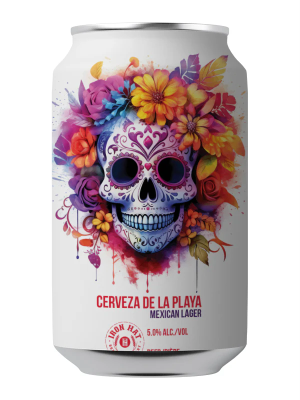 IRON HAT CERVEZA DE LA PLAYA MEXICAN LAGER 355ML 6PK CAN @ Airdrie [1074892]