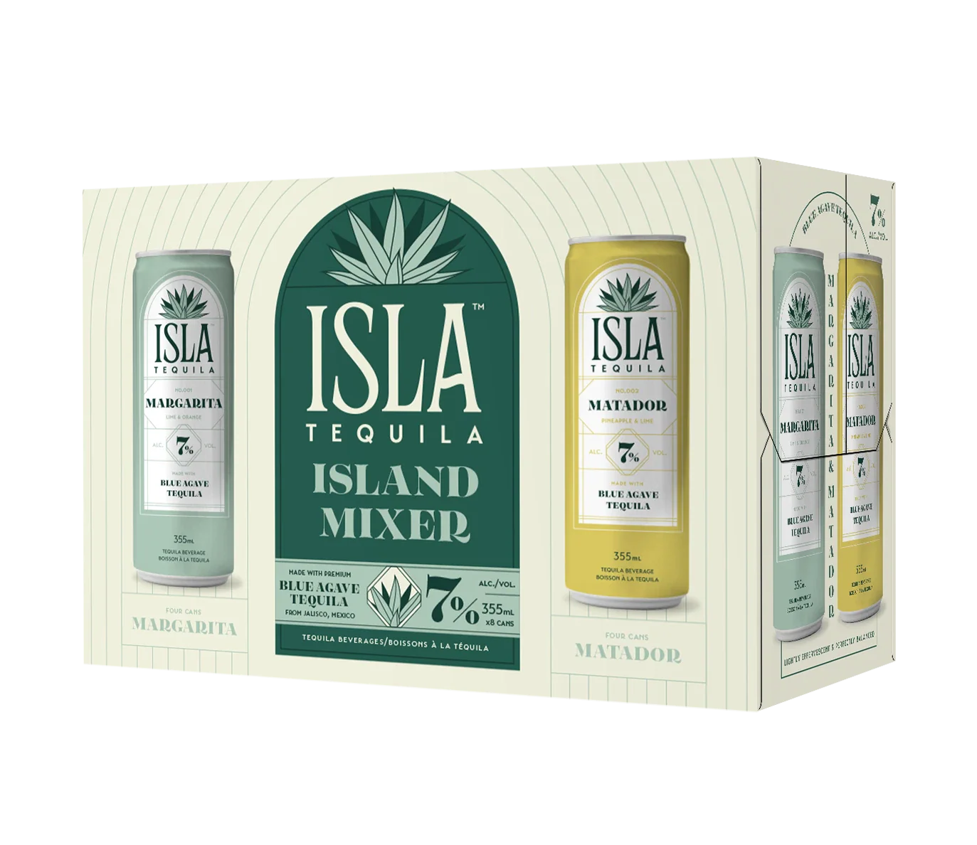 ISLA TEQUILA ISLAND MIX PACK 355ML 8PK CAN @ MacTaggart [1053250]