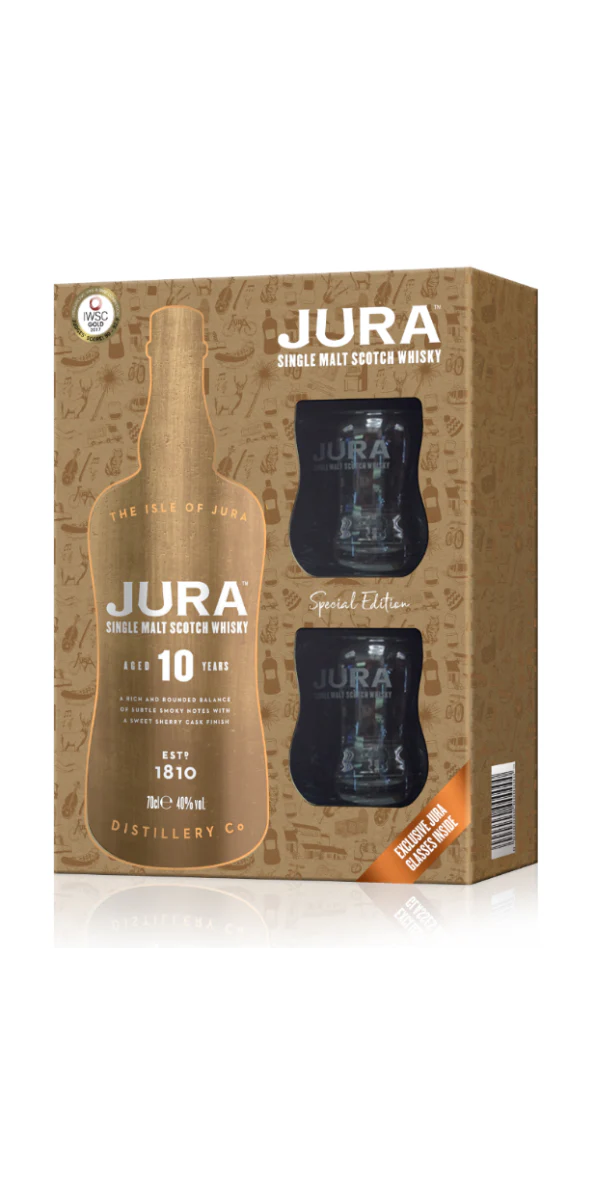 ISLE OF JURA 10YR SINGLE MALT SCOTCH WHISKY 700ML GP @ MacTaggart [1028322]
