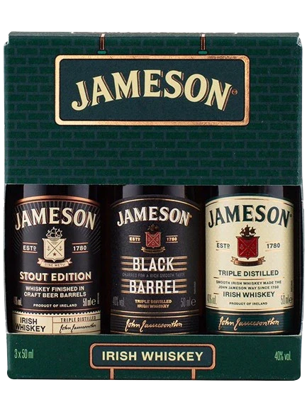 JAMESON IRISH WHISKEY VARIETY GIFT PACK 50ML 3PK @ MacTaggart [1050414]