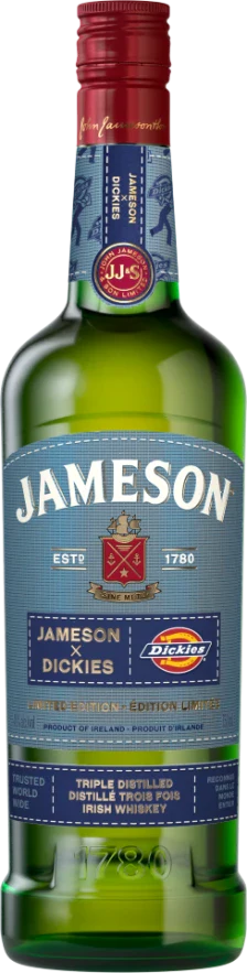 JAMESON IRISH WHISKEY X DICKIES LIMITED EDITION 750ML @ MacTaggart [1049275]