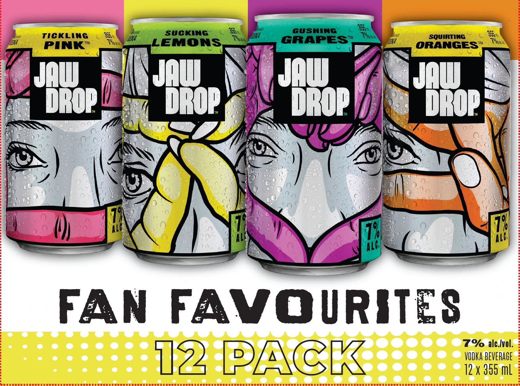 JAW DROP FAN FAVOURITES VARIETY 355ML 12PK CAN @ Saskatoon [1045523]
