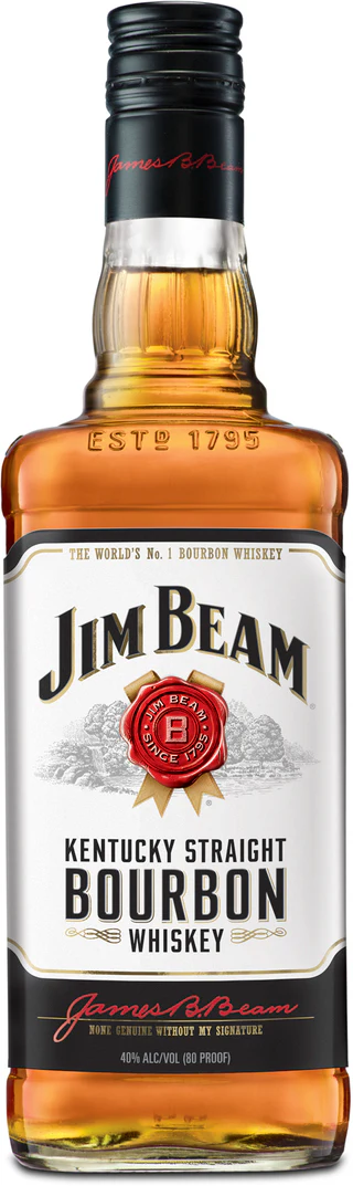 JIM BEAM WHITE LABEL BOURBON 750ML @ MacTaggart [1000233]