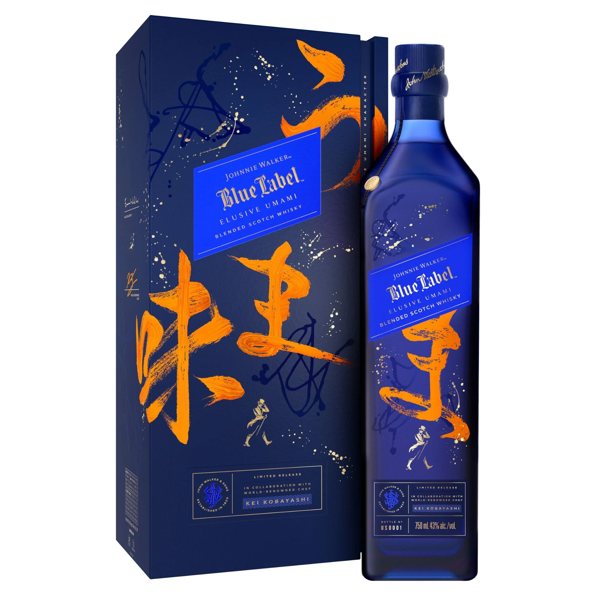 JOHNNIE WALKER BLUE LABEL ELUSIVE UMAMI SCOTCH WHISKY 750ML @ Deerfoot Meadows [1049489]